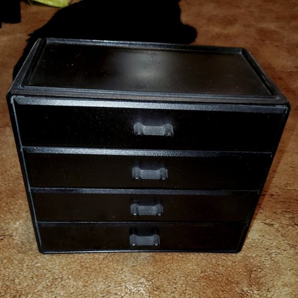Black Makeup Organizer Drawers - Picture 1 of 3
